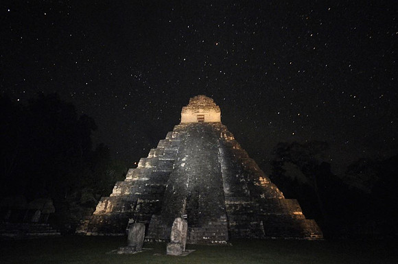 Temple 1 light painted